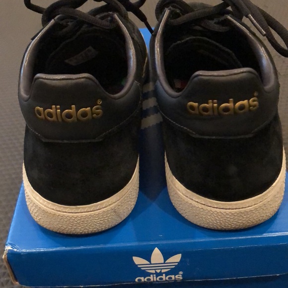 Men’s Adidas Spezial sz 10 black with white sole - Picture 3 of 9